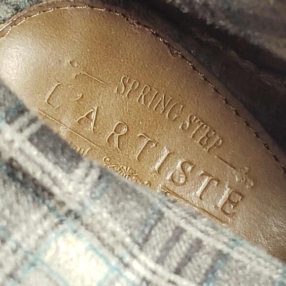 L'Artiste by Spring Step Leather Indigo Boot Patchwork Multicolor 41 US 10 - Picture 3 of 9